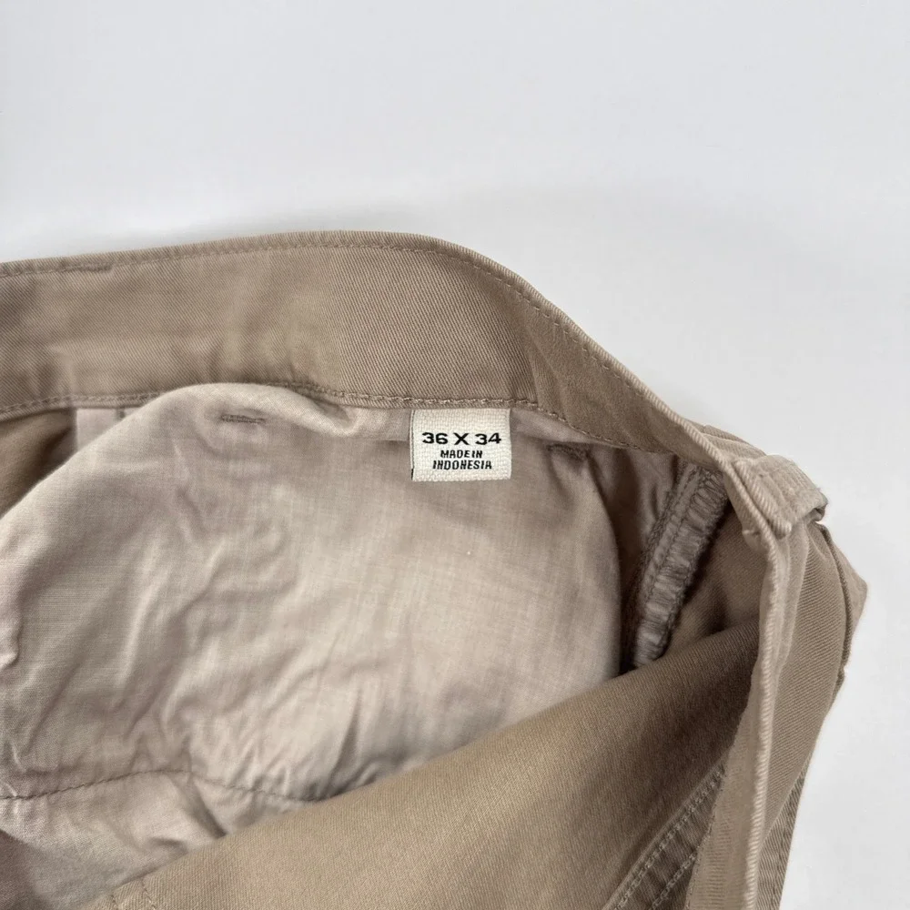 Flint and Tinder 365 Pant Mens 36 Khaki Straight Fit Stretch Chino Gorpcore